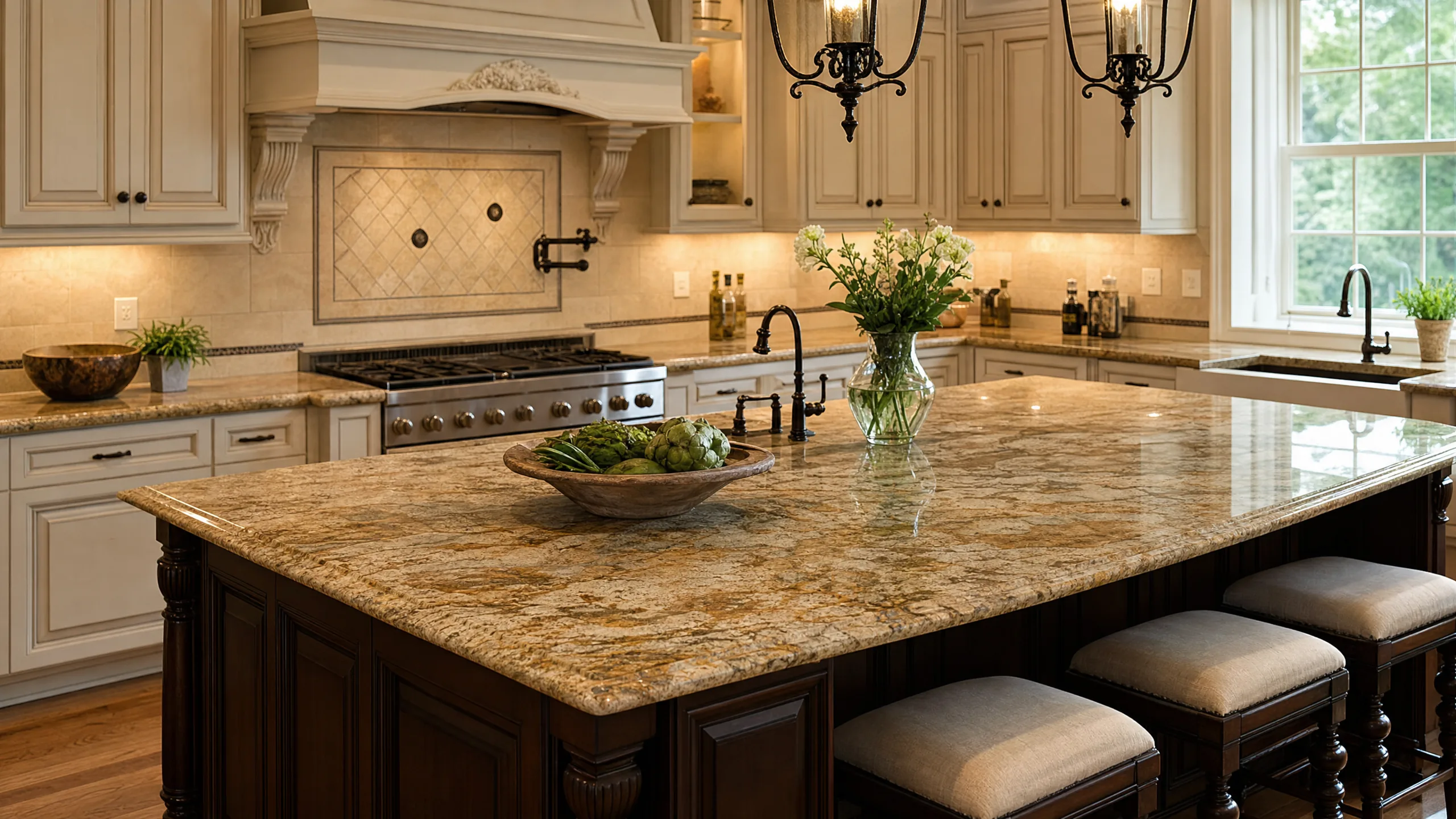 Traditional Kitchen — Elk Grove countertop installation