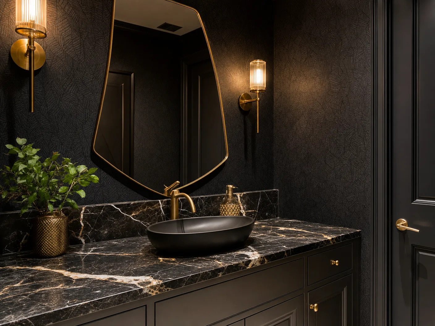 Powder Room Vanity — Rocklin countertop installation